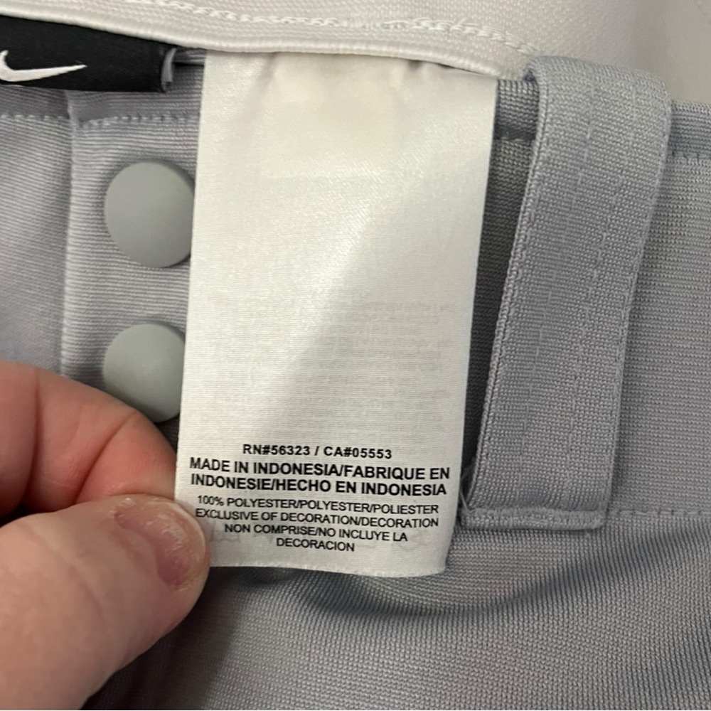 NIKE‎ Men's Dri-Fit Gray Baseball Pants Size L | EUC - Picture 6 of 9